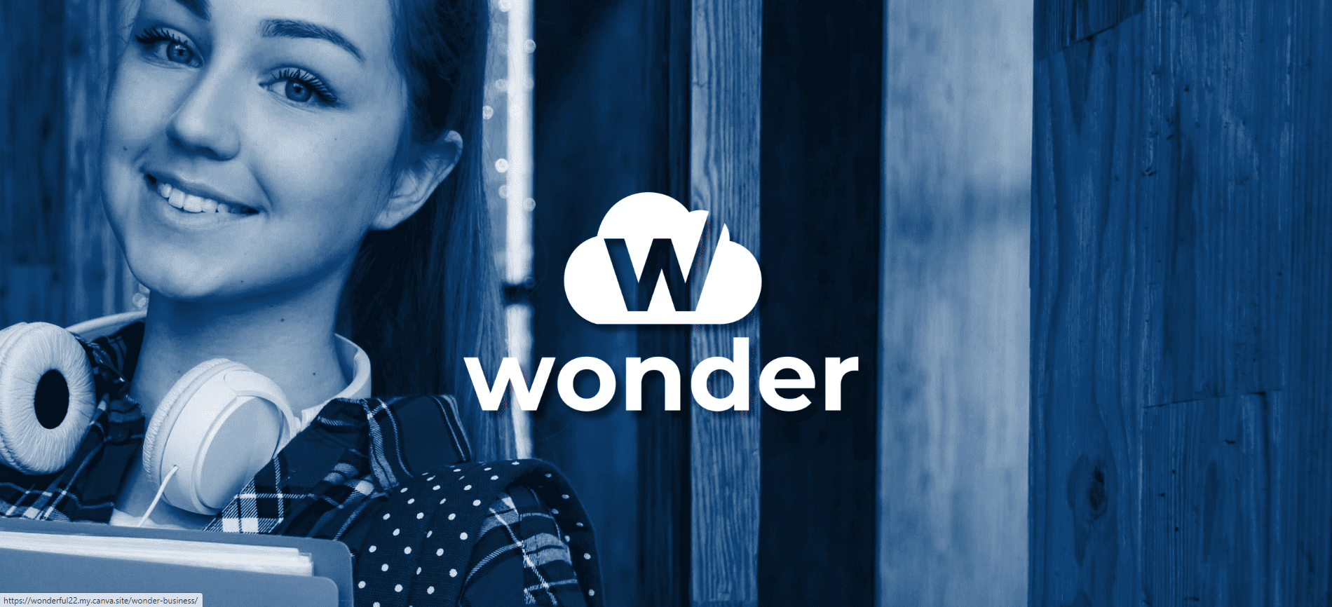Sitio institucional de Wonder Business.